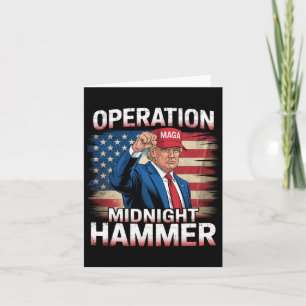 Operation Midnight Hammer Funny Trump Karte