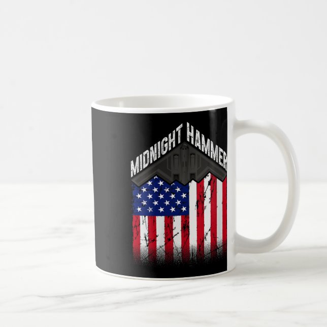 "Operation Midnight Hammer" für Frauen - "US Flag  Kaffeetasse (Rechts)