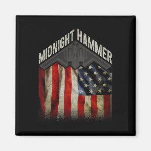 Operation Midnight Hammer - USA-Flagge Midnight Ha Magnet