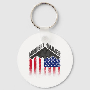 Operation Midnight Hammer - USA-Flagge Midnight Ha Schlüsselanhänger