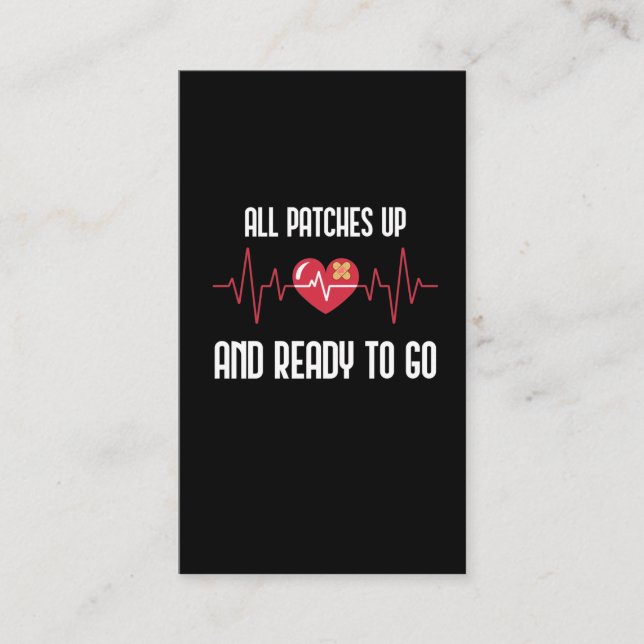 Operation nach dem Herzinfarkt: Umgehung der Erhol Visitenkarte (Vorderseite)