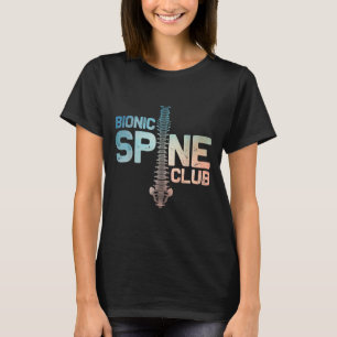 Operation nach der Wirbelsäule Kunst für Männer bi T-Shirt