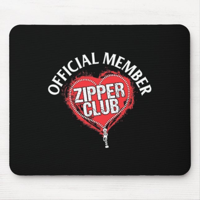 Operation Offiziell Zipper Club Mitglied Geschenk Mousepad (Vorne)