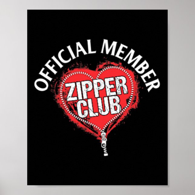 Operation Offiziell Zipper Club Mitglied Geschenk Poster (Vorne)