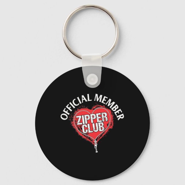 Operation Offiziell Zipper Club Mitglied Geschenk Schlüsselanhänger (Vorderseite)