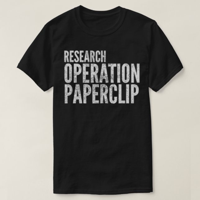 Operation Paperclip T-Shirt (Design vorne)