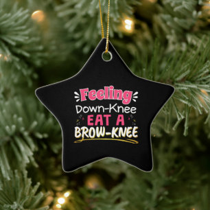 Operation Positivität Pub Niedlich Brownie Keramik Ornament