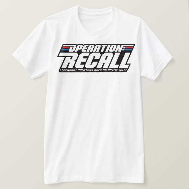 Operation: Recall Logo white T - Shirt (Design vorne)