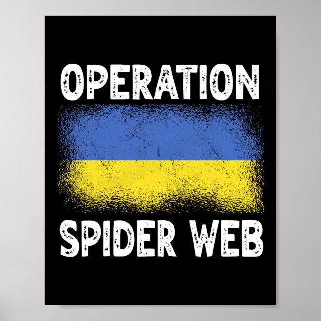 Operation Spider Web Ukraine Helden Ukrainische Fl Poster (Vorne)