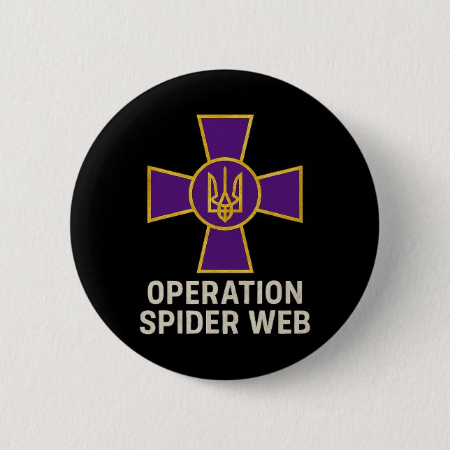 Operation Spider Web Ukraine Helden Ukrainische Mi Button (Vorderseite)