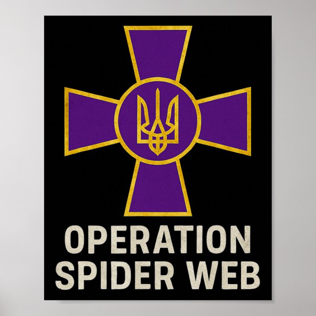 Operation Spider Web Ukraine Helden Ukrainische Mi Poster (Vorne)