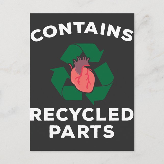 Operation Survivor Bypass Open Heart Erholung Postkarte (Vorderseite)