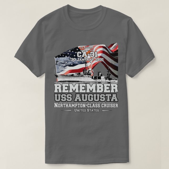 Operation Torch USS AUGUSTA T-Shirt (Design vorne)