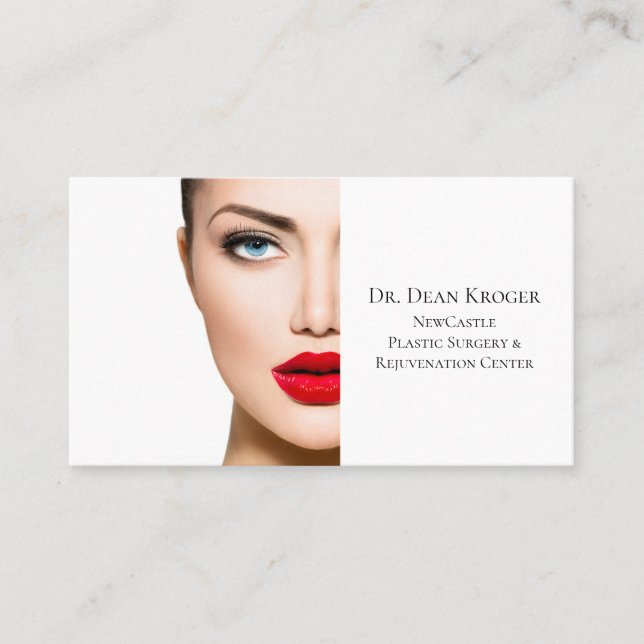 Operation und Verjüngung im Plastikcenter Business Visitenkarte (Vorderseite)