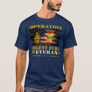 Operation Urgent Fury Combat Veteran Grenada Gesch T-Shirt