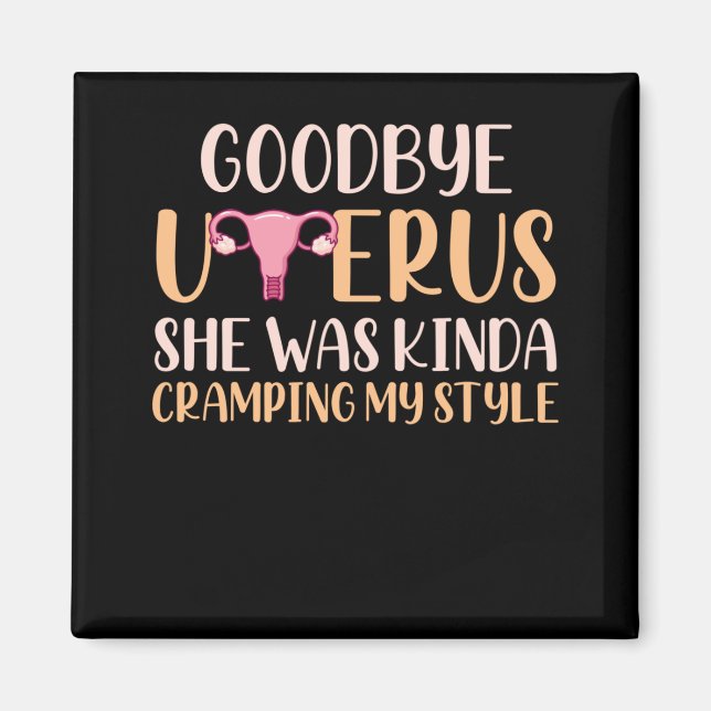 Operation Uterus Entfernung Hysterektomie Erholung Magnet (Vorne)