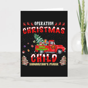 Operation Weihnachtskind Funny Family Matching Xm Karte
