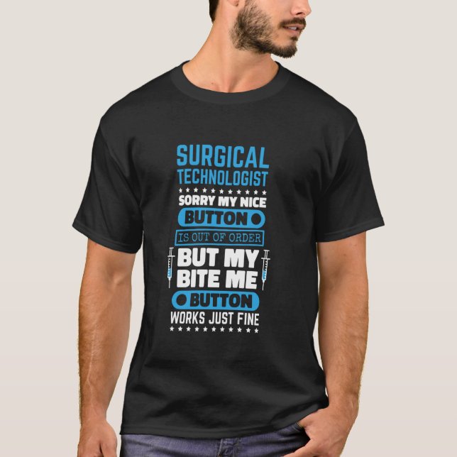 Operationelle Technologin Bite Me Button Works Ope T-Shirt (Vorderseite)