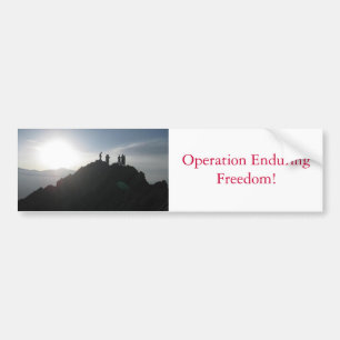 Operations-aushaltene Freiheit! Autoaufkleber