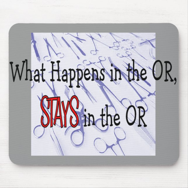 Operations-Fachleute-Geschenke Mousepad (Vorne)