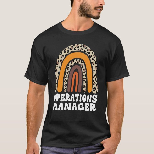 Operations Manager Operations Manager Worker Jobs T-Shirt (Vorderseite)