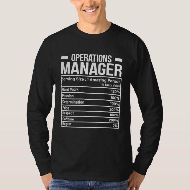Operations Manager Worker Operations Manager Descr T-Shirt (Vorderseite)