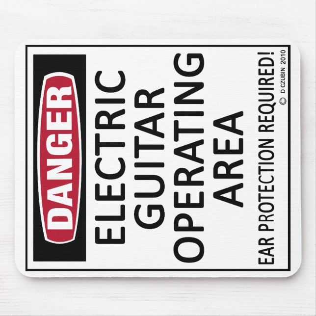 Operationsfläche Elektrische Gitarre Mousepad (Vorne)