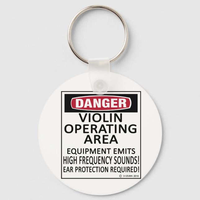 Operationsfläche Violine Schlüsselanhänger (Vorderseite)