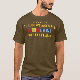 Operationsfreiheit Sentinel OFS SVC Bar Combat Vet T-Shirt