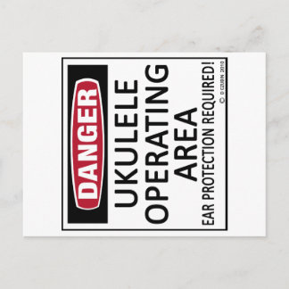 Operationsgebiet Ukulele Postkarte
