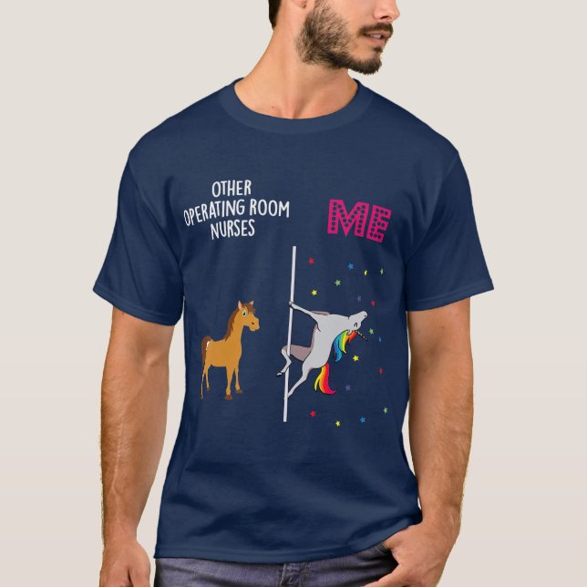 Operationssaal Nurse Unicorn Andere T-Shirt (Vorderseite)
