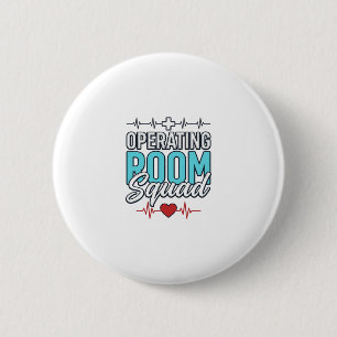 Operationssaal-Team Chirurgie-Team-Shirt-Design_1 Button