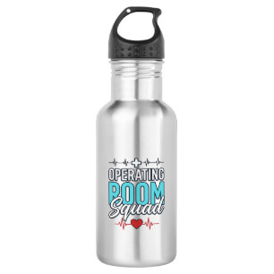 Operationssaal-Team Chirurgieteam-Shirt-Design_1 Edelstahlflasche