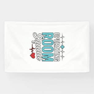 Operationssaal-Team Chirurgische Krankenschwester  Banner