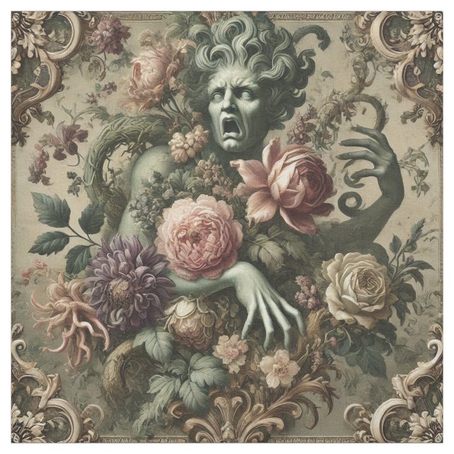 Operative Opulenz - gotische Statement-Tile Stoff (Muster)