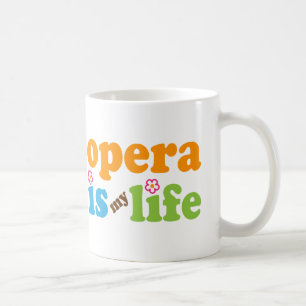 Opern-Geschenk-Mädchen Kaffeetasse