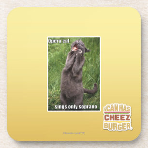 Opern-Katze Getränkeuntersetzer