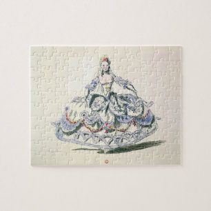 Opern-Kostüm, von der Menüs Plaisirs Sammlung, Puzzle