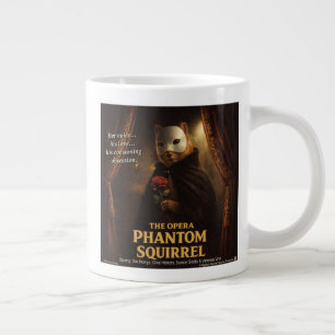 Opern-Phantom-Eichhörnchen-Parodie Jumbo-Tasse