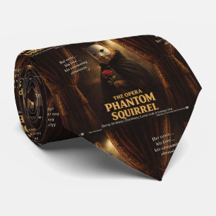 Opern-Phantom-Eichhörnchen-Parodie Krawatte