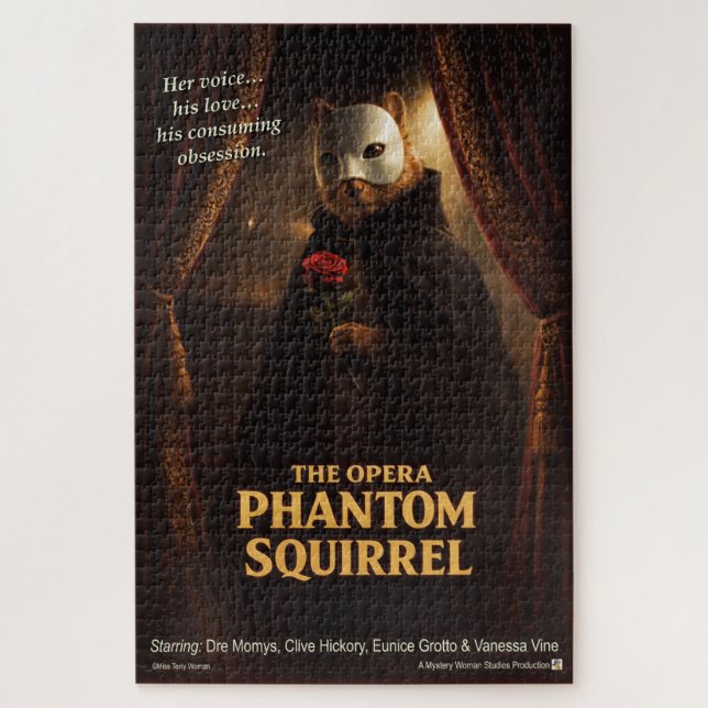 Opern-Phantom-Eichhörnchen-Parodie Puzzle (Vertikal)