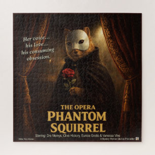 Opern-Phantom-Eichhörnchen-Parodie Puzzle