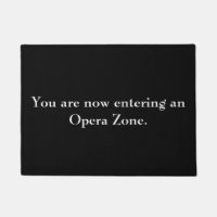 "Opern-Zonen" Fußmatte