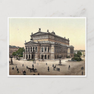 Opernhaus, Frankfort am Main (d.h. Frankfurt am Ma Postkarte