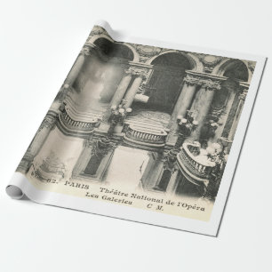Opernhaus, Paris, Frankreich Vintage Geschenkpapier