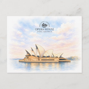 Opernhaus Sydney   Berühmtes Wahrzeichen Postkarte