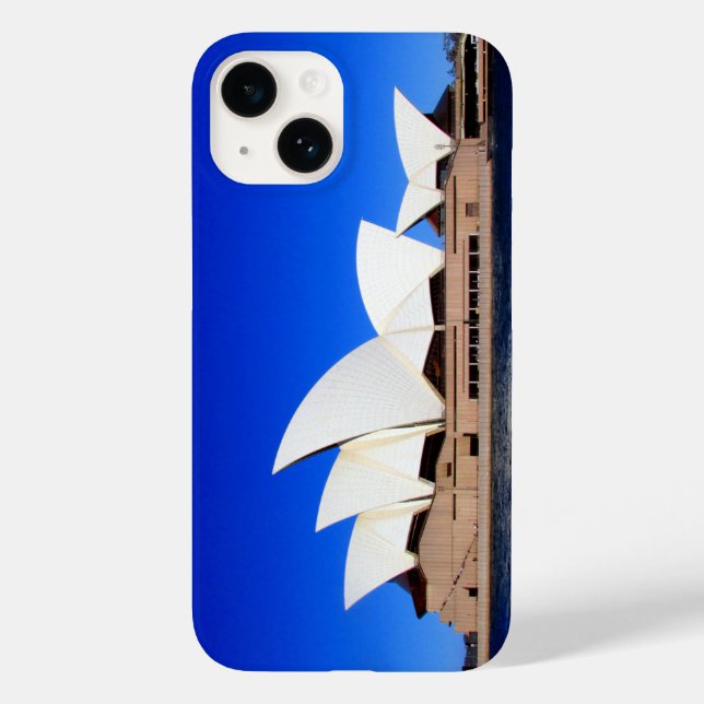 Opernhaus Sydney blau Case-Mate iPhone Hülle (Rückseite)