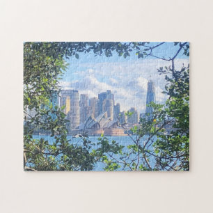 Opernhaus Sydney gerahmt Puzzle