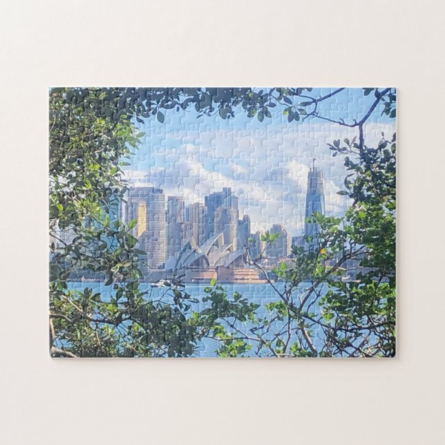 Opernhaus Sydney gerahmt Puzzle (Horizontal)