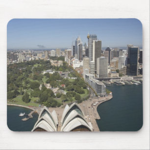 Opernhaus Sydney, Royal Botanic Gardens, CBD Mousepad